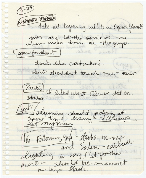 Madonna 1989 “Like a Prayer" Album Studio Recording Notes