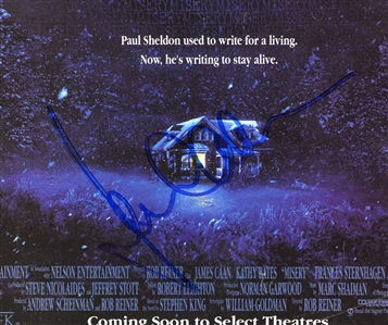Misery James Caan & Kathy Bates Signed Movie Print