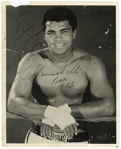 Muhammad Ali Vintage 1973 Signed Photograph