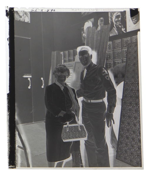Elvis Presley Original Unreleased Negative Wearing Army Uniform