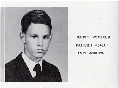 The Doors Jim Morrison Original 1961 Senior Year High School Yearbook