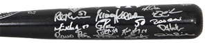 2009 World Champion New York Yankees Team Signed Bat 3/50 (Steiner)