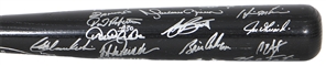 2009 World Champion New York Yankees Team Signed Bat 3/50 (Steiner)