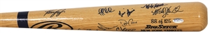 1998 World Champion New York Yankees Team Signed Bat  88/125 (Steiner)