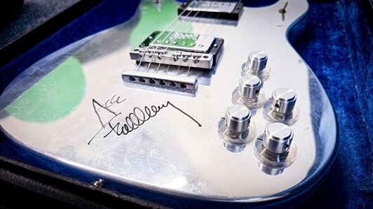 KISS Ace Frehley Owned & Stage Played Circa 1975-1977 Veleno Aluminum Guitar (Ace Frehley LOA)