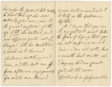 Christina Rossetti Handwritten & Signed Four Page Letter