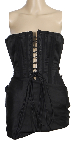 Sabrina Carpenter 7/20/2022 “Emails I Cant Send" Tik Tok Promotional Video Worn Sintra Black Corset