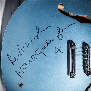 Noel Gallagher Owned, Played & Signed 1998 Man City Blue Epiphone Supernova Guitar (Katrina Russell LOA)