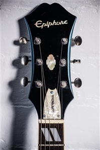 Noel Gallagher Owned, Played & Signed 1998 Man City Blue Epiphone Supernova Guitar (Katrina Russell LOA)