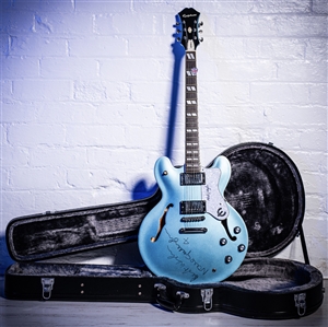Noel Gallagher Owned, Played & Signed 1998 Man City Blue Epiphone Supernova Guitar (Katrina Russell LOA)