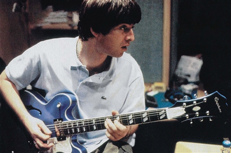 Noel Gallagher Owned, Played & Signed 1998 Man City Blue Epiphone Supernova Guitar (Katrina Russell LOA)