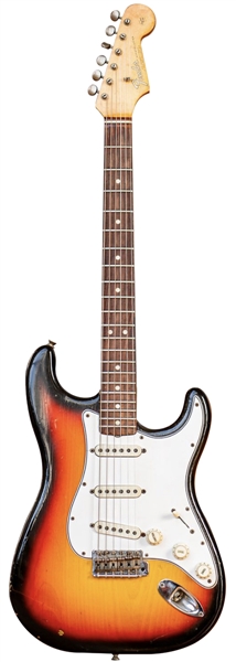 Stevie Ray Vaughan Stage Played 1965 Sunburst Fender Stratocaster