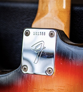 Stevie Ray Vaughan Stage Played 1965 Sunburst Fender Stratocaster