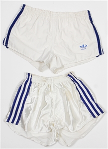 Def Leppard Joe Elliott Owned & Worn White Shorts