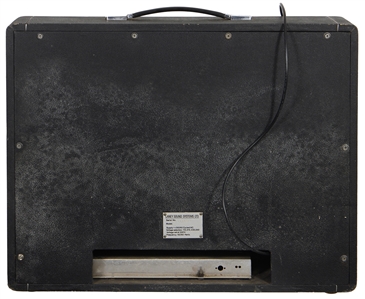 Def Leppard Steve Clark Owned & 6/5/1979 Stage Used Laney Sound LC30 Amp With Steve Clark's Belt & Signed Bank Card