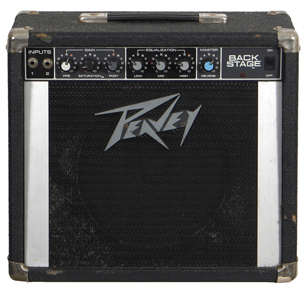 Def Leppard 1988 Stage Played Peavey Amplifier Used at Sanremo Music Festival During “Hysteria" World Tour