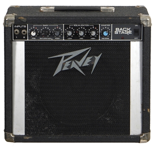 Def Leppard 1988 Stage Played Peavey Amplifier Used at Sanremo Music Festival During “Hysteria" World Tour