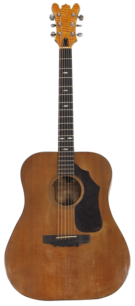 David Crosby “Distances" & “Compass" Recording Used 1973 Maple Dreadnought Moller #1 Acoustic Guitar - Also Played by Johnny Cash