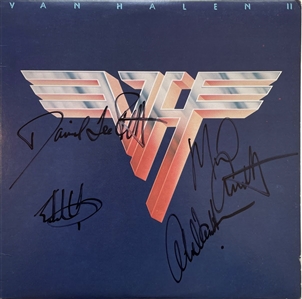 Van Halen Band Signed “Van Halen II" Album (REAL)