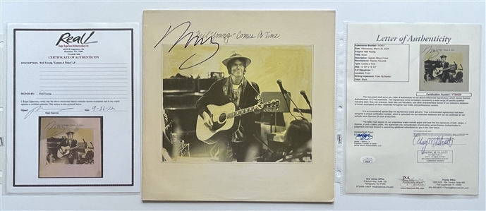 Neil Young Signed “Comes a Time" Album (JSA & REAL)