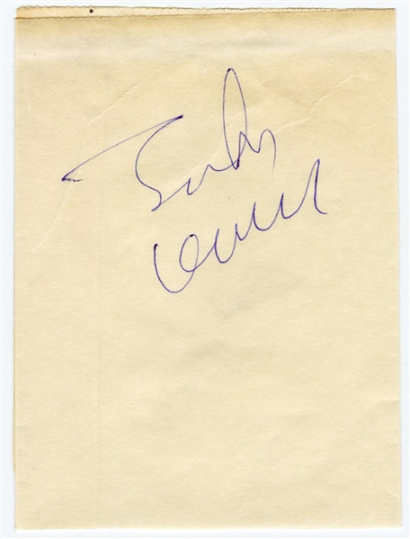 John Lennon Signed Cut (JSA & REAL)