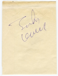 John Lennon Signed Cut (JSA & REAL)