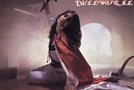 Ozzy Osbourne & Randy Rhoads Signed “Blizzard of Ozz Album (JSA)