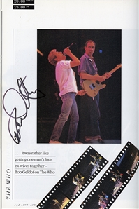 Multi-Signed LIVE AID Concert Book (1985) - Featuring Autographs of Queen, Elton John & More (JSA)