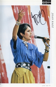 Multi-Signed LIVE AID Concert Book (1985) - Featuring Autographs of Queen, Elton John & More (JSA)
