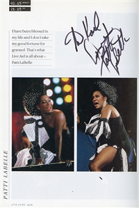 Multi-Signed LIVE AID Concert Book (1985) - Featuring Autographs of Queen, Elton John & More (JSA)