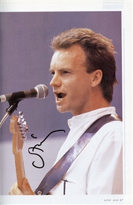 Multi-Signed LIVE AID Concert Book (1985) - Featuring Autographs of Queen, Elton John & More (JSA)