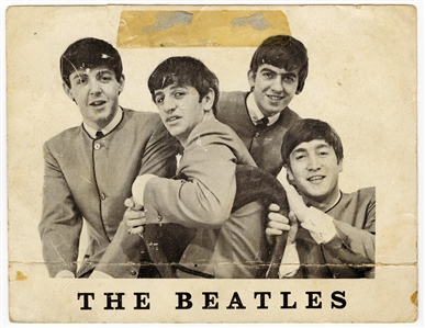 Paul McCartney Signed Beatles Fan Club Card (REAL)