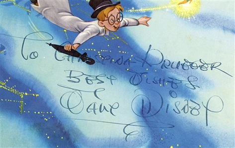 Walt Disney Incredibly Rare Signed “Peter Pan Book (Phil Sears)