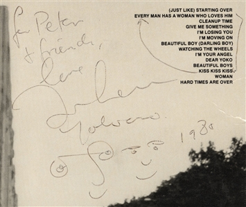 John Lennon Incredibly Rare Signed “Double Fantasy Album - Signed On November 21, 1980 With Pictures! (JSA & REAL)