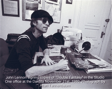 John Lennon Incredibly Rare Signed “Double Fantasy Album - Signed On November 21, 1980 With Pictures! (JSA & REAL)
