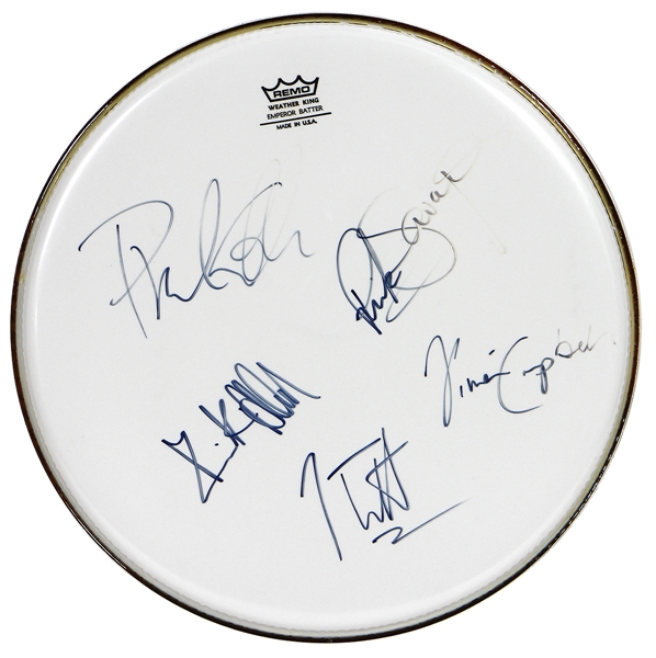 Def Leppard Signed Drumhead (REAL)