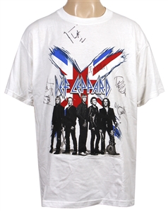Def Leppard Signed UK Concert T-Shirt (REAL)