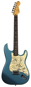 Black Sabbath Signed Blue Guitar (JSA)