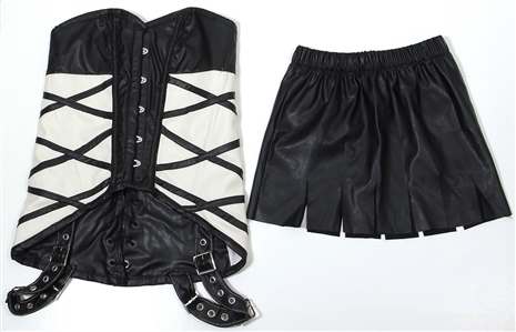 Christina Aguilera Stage Worn Corset and Skirt