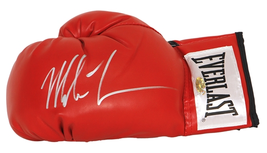 Mike Tyson Signed Everlast Boxing Glove