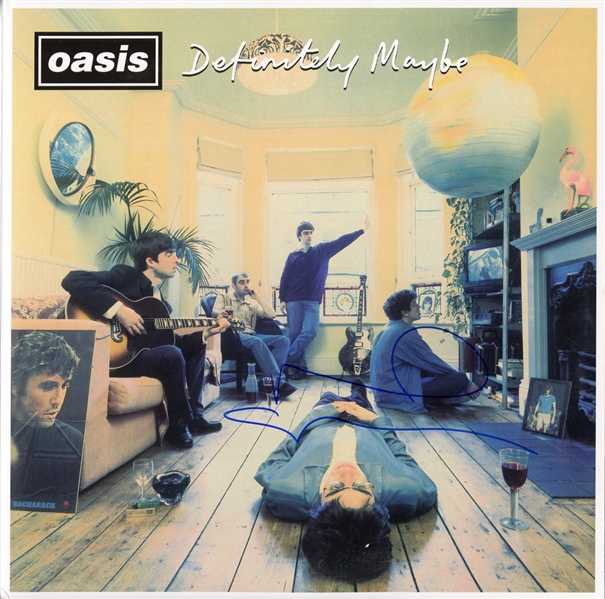 Noel Gallagher Signed “Definitely Maybe" Album