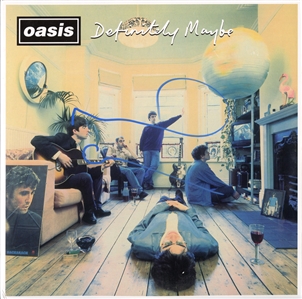 Noel Gallagher Signed “Definitely Maybe" Album