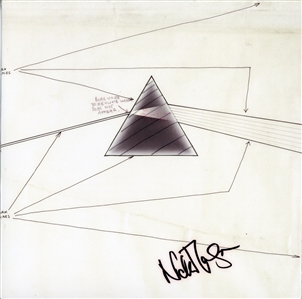 Nick Mason Signed Alternative “Dark Side Of the Moon" Album Cover