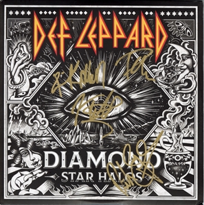 Def Leppard Signed “Diamond Star Halos" Album (Beckett)