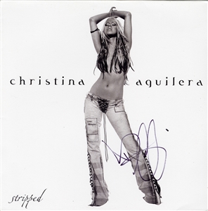 Christina Aguilera Signed “Stripped" Album