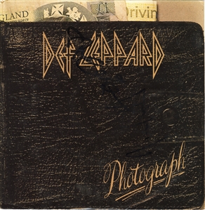 Def Leppard Steve Clark & Joe Elliott Signed “Photographs" Album