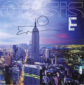 Noel Gallagher & Liam Gallagher Signed “Standing On The Shoulder of Giants" Album (Beckett)
