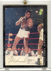 1992 Classic Muhammad Ali Signed World Class Athletes