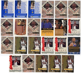 Kobe Bryant Rookie & More Card Lot (23) Cards - Including Various Rookie Cards