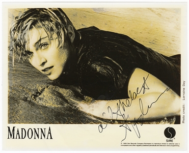 Madonna Signed Photograph